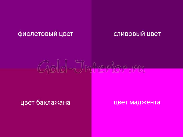 Фиолетовый в детской комнате