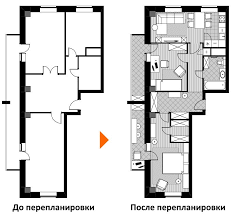 Пример планировки двушки из Швеции